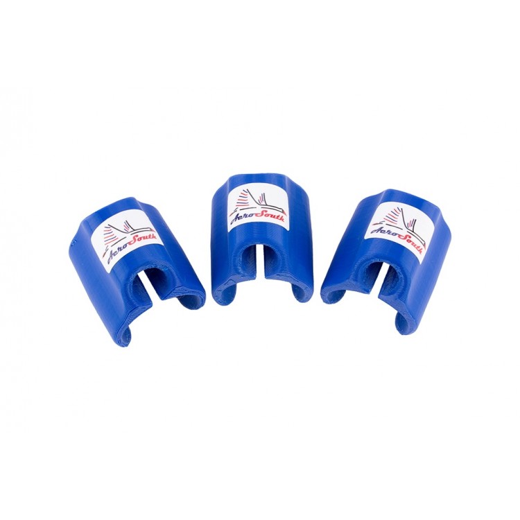 AeroSouth, Sunfish Mainsheet Hanger Clip (Set of 3, Blue), SNF-MNS-HNG-CLP-B