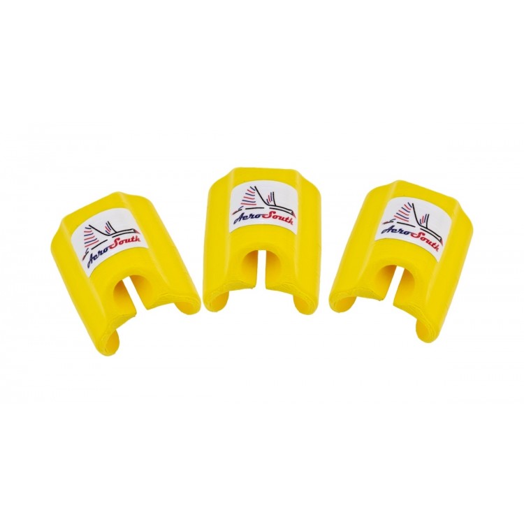 AeroSouth, Sunfish Mainsheet Hanger Clip (Set of 3, Yellow), SNF-MNS-HNG-CLP-Y