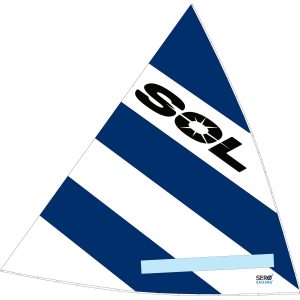 SOL, Blue & White Sail, SER-24008