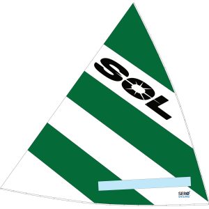 SOL, Green & White Sail, SER-24013