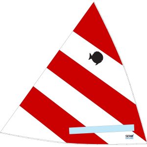 Sunfish Red & White  Sail, SER-24112