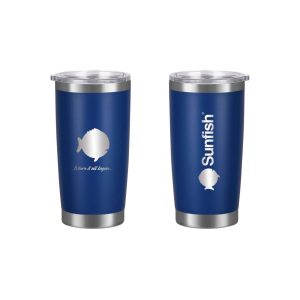 Sunfish 20 oz Vacuum Insulated Tumbler, Blue