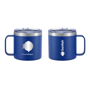 Sunfish 14 oz Vacuum Insulated Mug, Blue