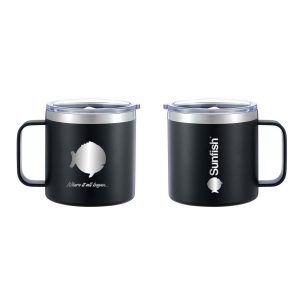 Sunfish 14 oz Vacuum Insulated Mug, Black