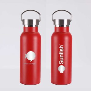 Sunfish 17 oz Vacuum Insulated Water Bottle, Red