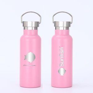 Sunfish 17 oz Vacuum Insulated Water Bottle, Pink