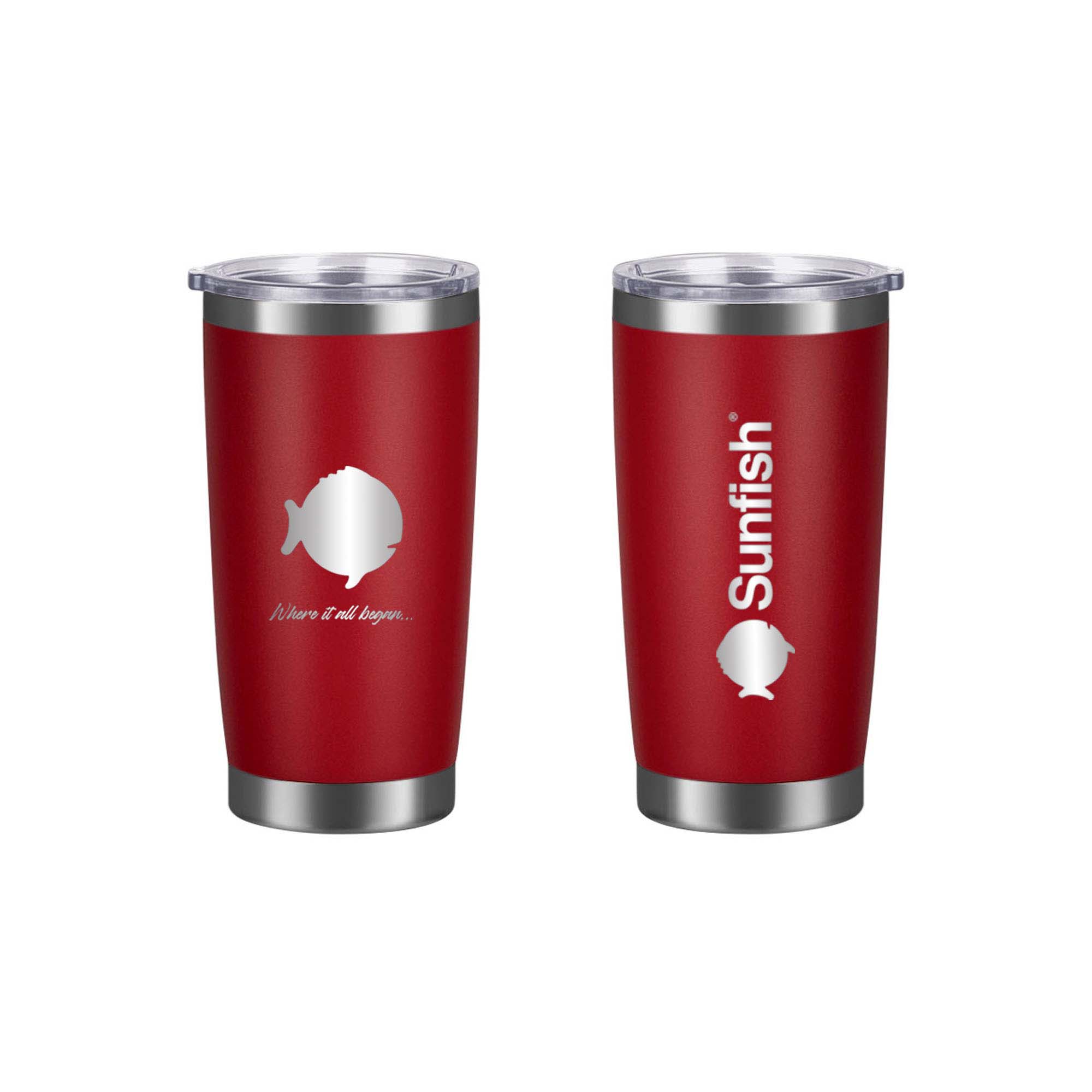 Sunfish 20 oz Vacuum Insulated Tumbler, Red