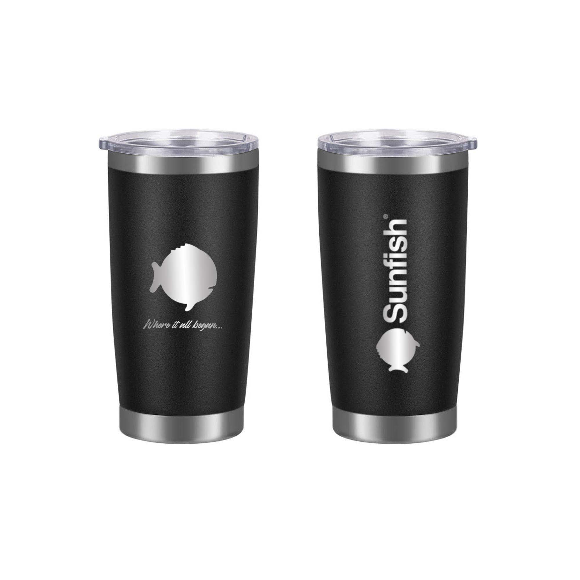 Sunfish 20 oz Vacuum Insulated Tumbler, Black