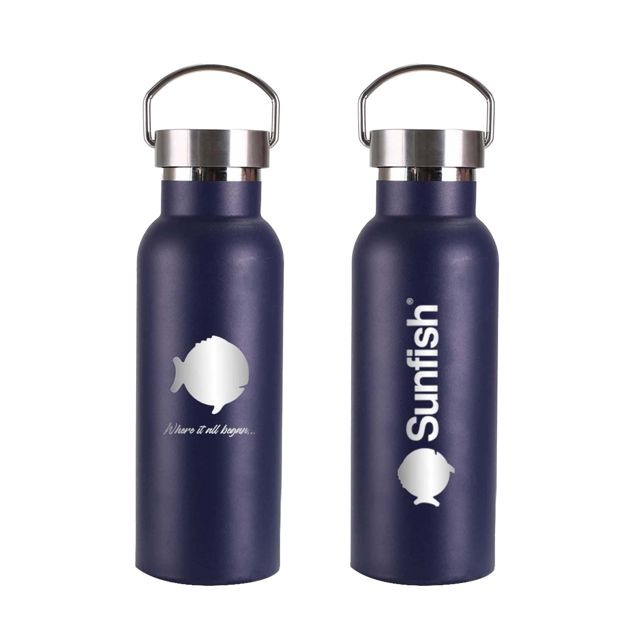 Sunfish 17 oz Vacuum Insulated Water Bottle, Blue