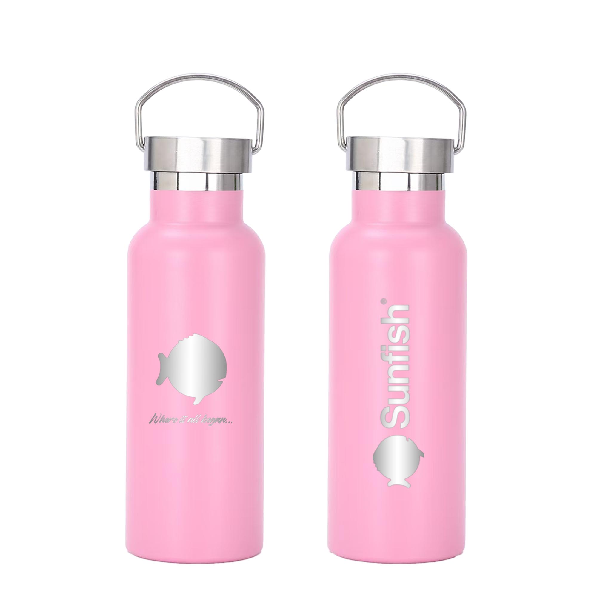 Sunfish 17 oz Vacuum Insulated Water Bottle, Pink